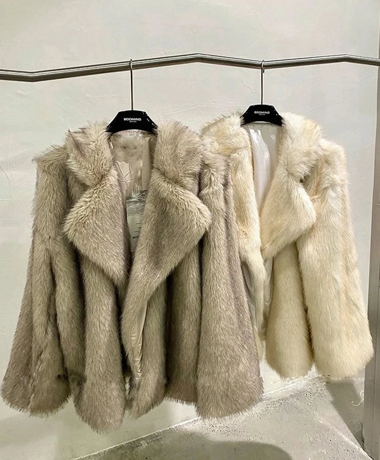 Pretty Polar Fur Coat