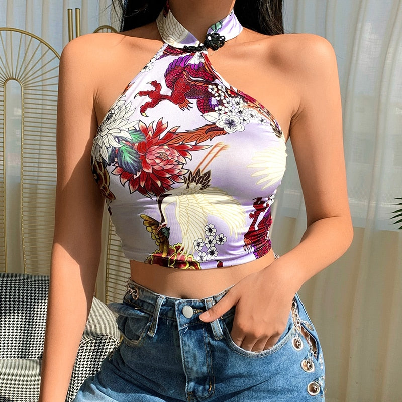 Dragon Lady Halter Top