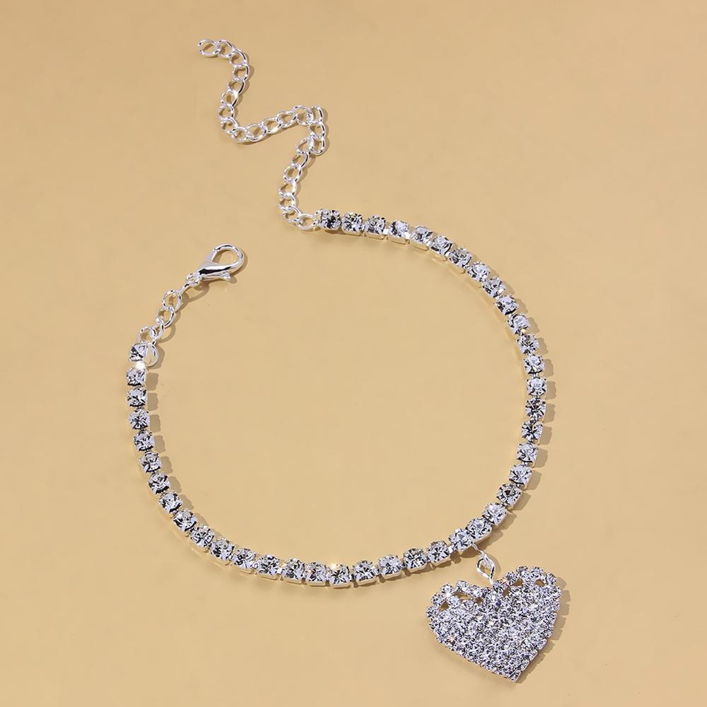 Icy Hearts Anklet