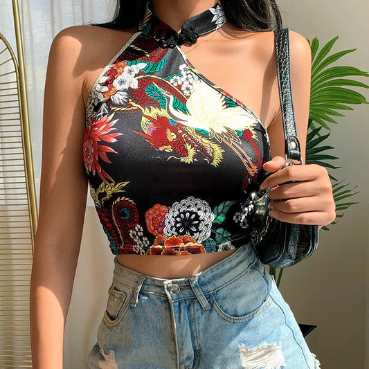 Dragon Lady Halter Top